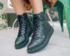 Black TUKskin™ Pointed Lace Up Boot(US: Mens 3 / Womens 5,Black)