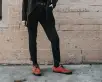 Burnt Orange Suede 2-Ring VLK Sneaker(US: Mens 3 / Womens 5,Orange)