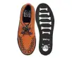 Burnt Orange Suede 2-Ring VLK Sneaker(US: Mens 3 / Womens 5,Orange)