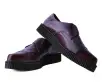 Burgundy Rub Off TUKskin™ Monk Buckle Creeper(US: Mens 3 / Womens 5,Burgundy)