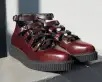 Burgundy Rub-Off Multi Strap Pointed Mary Jane(US: Womens 5,Burgundy)