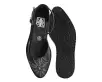 Black Pointed Spiderweb Glow Sandal(US: Womens 5,Black)