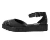 Black Pointed Spiderweb Glow Sandal(US: Womens 5,Black)