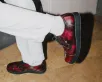 Burgundy TUKskin™ Toe Cap Viva Low Creeper(US: Mens 3 / Womens 5,Burgundy)