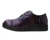 Burgundy TUKskin™ Toe Cap Viva Low Creeper(US: Mens 3 / Womens 5,Burgundy)