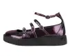 Burgundy Crinkle Patent Multi-Strap Viva Low Mary Jane(US: Womens 5,Burgundy)