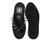 Black & Silver Spike Viva Low Flip Flop(US: Womens 5,Black/Grey)