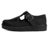 Black Suede Viva Low Sandal(US: Mens 3 / Womens 5,Black)