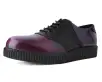 Black & Burgundy Rub-Off TUKskin™ Saddle Oxford