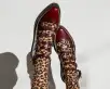 Burgundy Rub-Off Multi Strap Pointed Mary Jane(US: Womens 5,Burgundy)