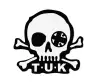TUK Skull Logo Sticker