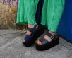 Midnight Chameleon Strato Sandal(US: Womens 5,Green/Blue/Purple)