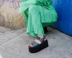 Midnight Chameleon Strato Sandal(US: Womens 5,Green/Blue/Purple)