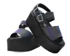 Midnight Chameleon Strato Sandal(US: Womens 5,Green/Blue/Purple)