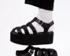 Black TUKskin Fisherman Strato Sandal(US: Mens 3 / Womens 5,Black)