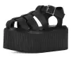 Black TUKskin Fisherman Strato Sandal