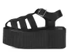 Black TUKskin Fisherman Strato Sandal(US: Mens 3 / Womens 5,Black)
