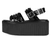 Black Patent Studded Strato Sandal(US: Womens 5,Black)