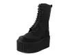 Black 12-Eye Casbah Stratocreeper Boot(US: Mens 3 / Womens 5,Black)