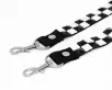 Black & White Pyramid Bondage Shoe Strap