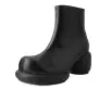 Black Burnished Bubble II Anarchic Zip Boot