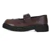 Brown Leather Brogue Mary Jane(US: Womens 5,Brown)