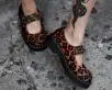 Brown Leopard Mary Jane(US: Womens 5,Brown)