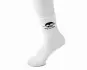 White T.U.K. Skull Logo Men's Sock