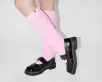 Pink Knit Slouch Sock(Pink)