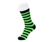 Black & Green T.U.K. Women's Stripe Sock