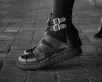 Black TUKskin™ Gladiator Viva Low Sandal(US: Womens 5,Black)