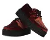 Burnt Orange Velvet Viva Mondo Creeper(US: Mens 3 / Womens 5,Orange)