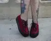 Burgundy Faux Suede Viva Mondo Creeper(US: Mens 3 / Womens 5,Burgundy)
