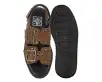 Brown Suede Flat Stud Viva Mondo Sandal(US: Womens 5,Brown)