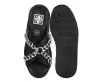 Black TUKskin Chain Strap Viva Mondo Sandal(US: Womens 5,Black)