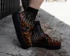 Leopard Print Creeper Mule(US: Womens 5,Brown)