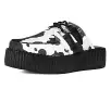 Cow Print Creeper Mule