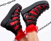 Black Studded Gladiator Viva Mondo Sandal(US: Womens 5,Black)