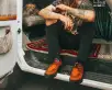 Burnt Orange Viva Mondo Creeper(US: Mens 3 / Womens 5,Orange)